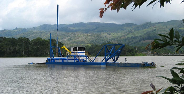 Dredging River